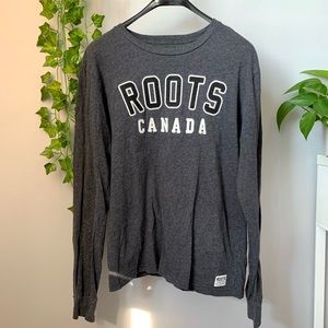 Roots Vintage Long Sleeve Shirt with Logo